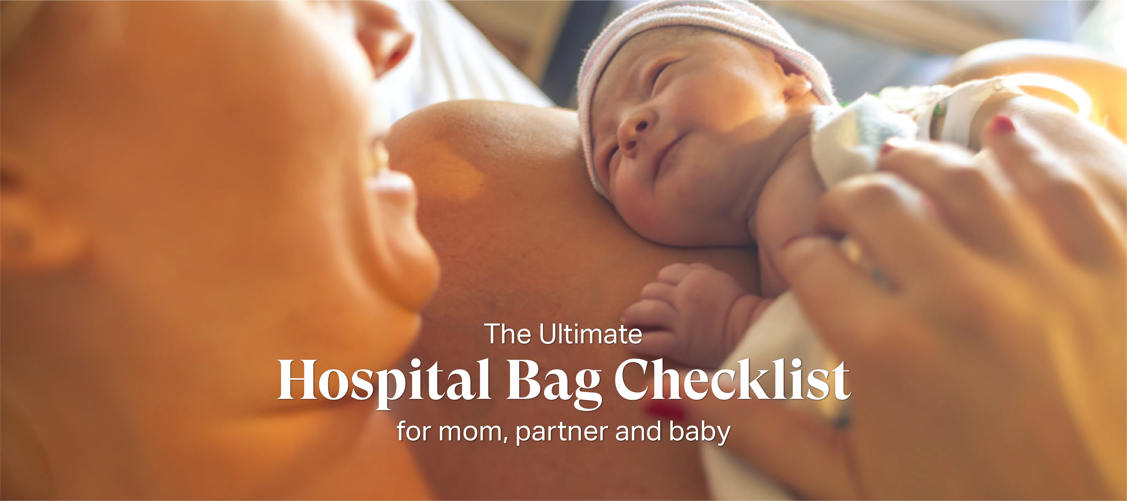 Hospital Bag Checklist for Mom and Baby