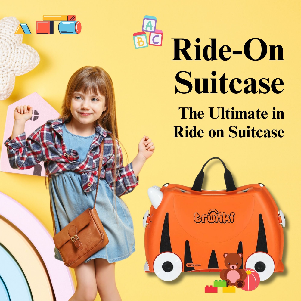 Tipu Tiger Suitcase - Orange