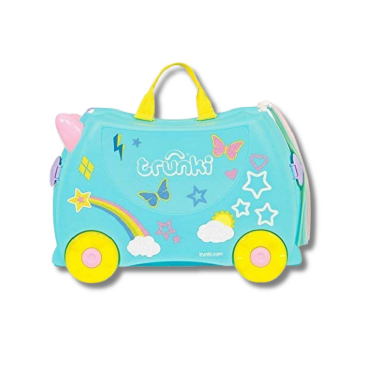 Una Unicorn Suitcase - Light Blue