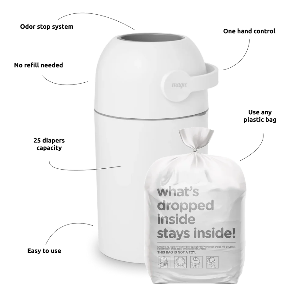 #color_Magic-Majestic-100%-Odor-Locking-Diaper-Bin,-Portable-Nappy-Pail-with-Child-Safe-Lock,-No-Special-Bag-Required,-Baby-Diaper-Disposable-Bin,-Works-with-Regular-Trash-Bags,-25-Diapers-Capacity
