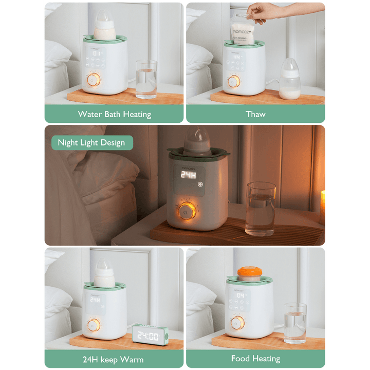 Momcozy Sterilizers & Warmer Baby Bottle Warmer - White