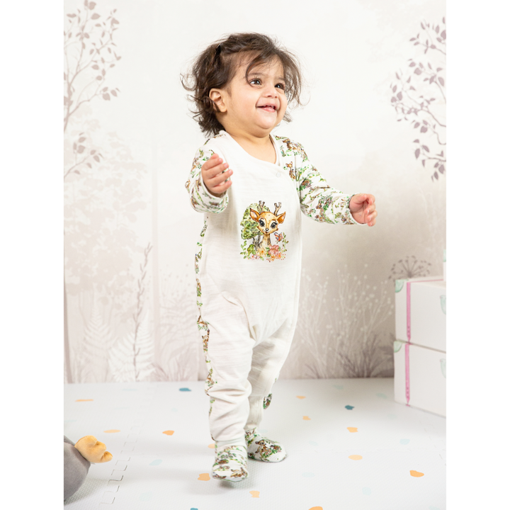 The Baby Trunk Bodysuit Onesie - Bambi
