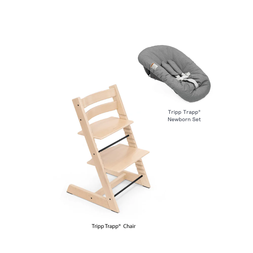 stokke country of origin Stokke Tripp Trapp High Chair with Anthracite Newborn Set