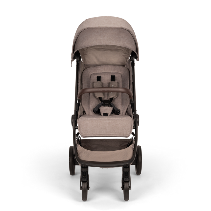 Nuna TRVL LX Cabin Friendly Baby Stroller & Pipa Urbn Car Seat Travel System - Stroller Features (One Hand Fold, Upto 22 Kg)-Car Seat Features (Baseless ISOFIX, Side Impact Protection, Upto 13 Kg)-Cedar