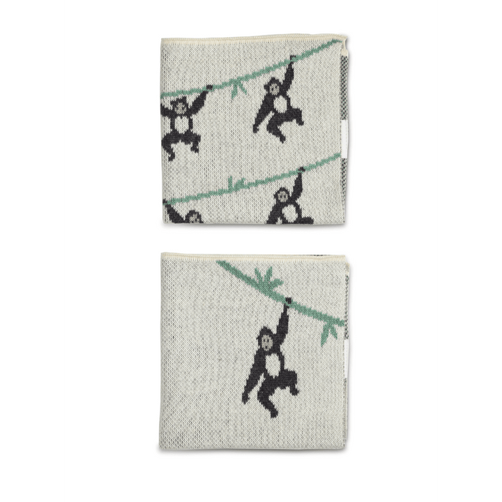 The Baby Trunk Napkin - Monkey (Set of 2)