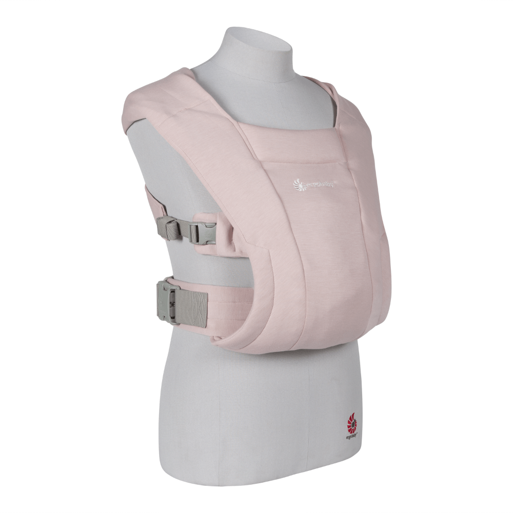 Ergobaby Embrace Newborn Baby Carrier – Soft & Lightweight Fabric, Ergonomic “M” Position and Head Support, Adjustable Waistbelt & Cross Straps, 2 Carry Positions, Easy to Use, 3-11 Kgs, Birth to 12 Months, Blush Pink