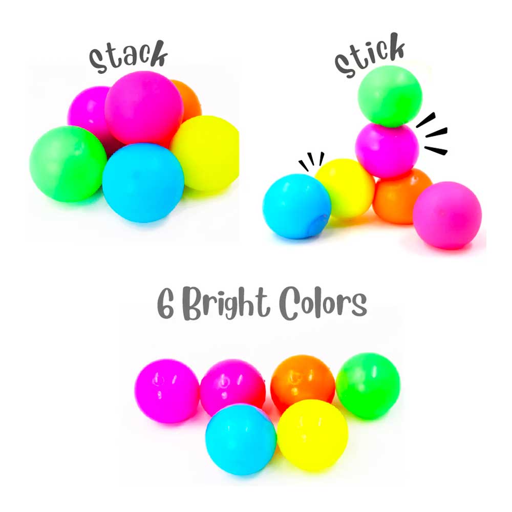 Scoobies Glowballs - 6 Vibrant Colours