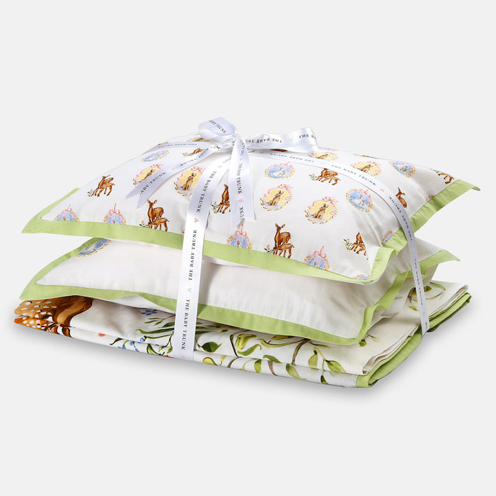 The Baby Trunk Bedding Set - Bedsheet, Dohar & Pillow Cover
