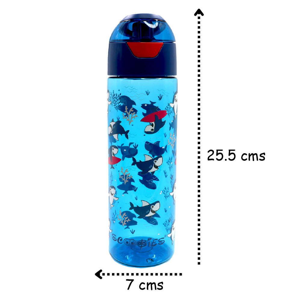 Scoobies Tritan Bottle - Shark Design