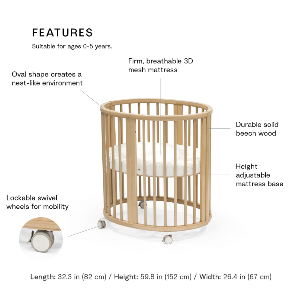 Stokke® Sleepi Mini V3 Combo (Sleepi Mini Cot And Mattress)