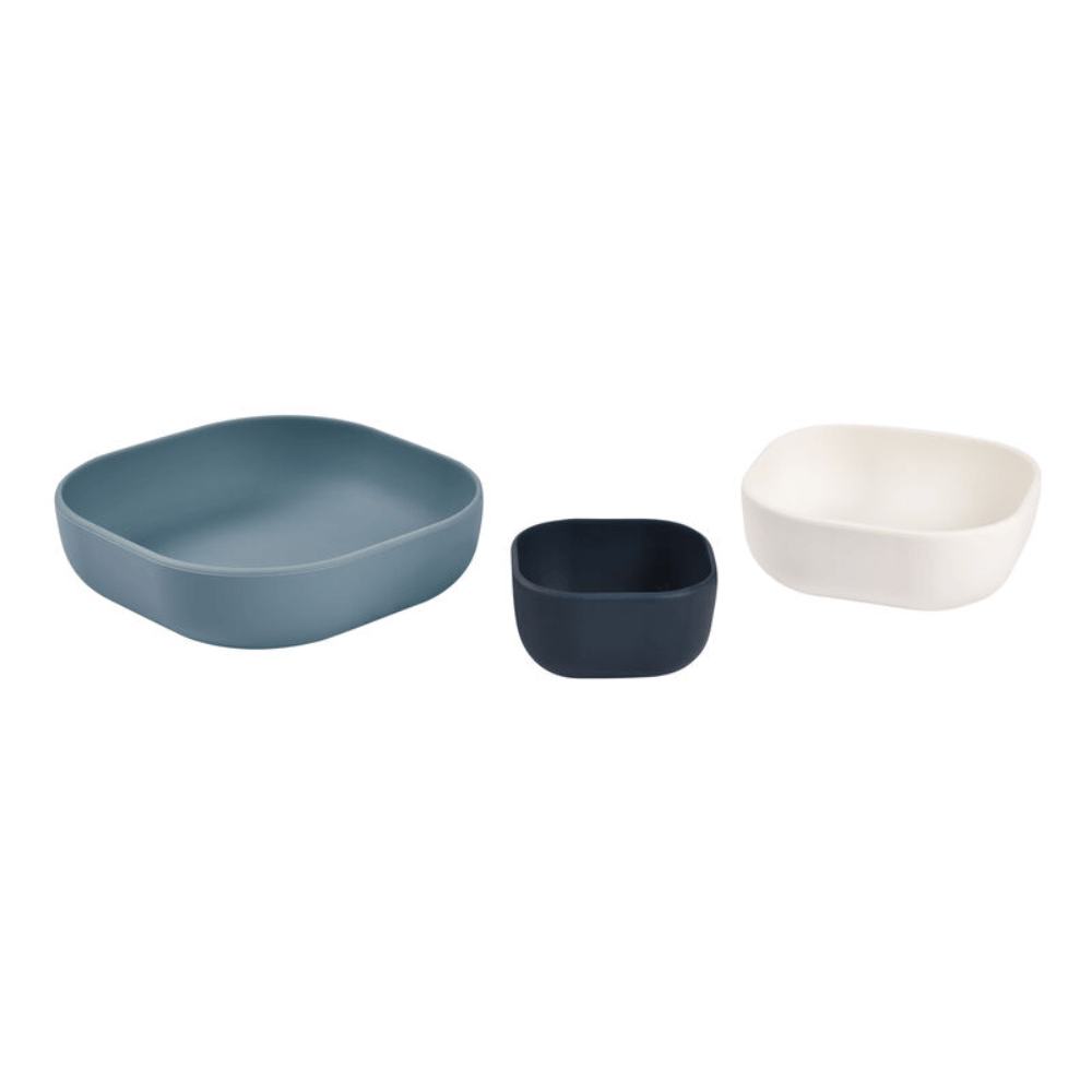 Beaba Silicone Stackable Bowls ( Set of 3)