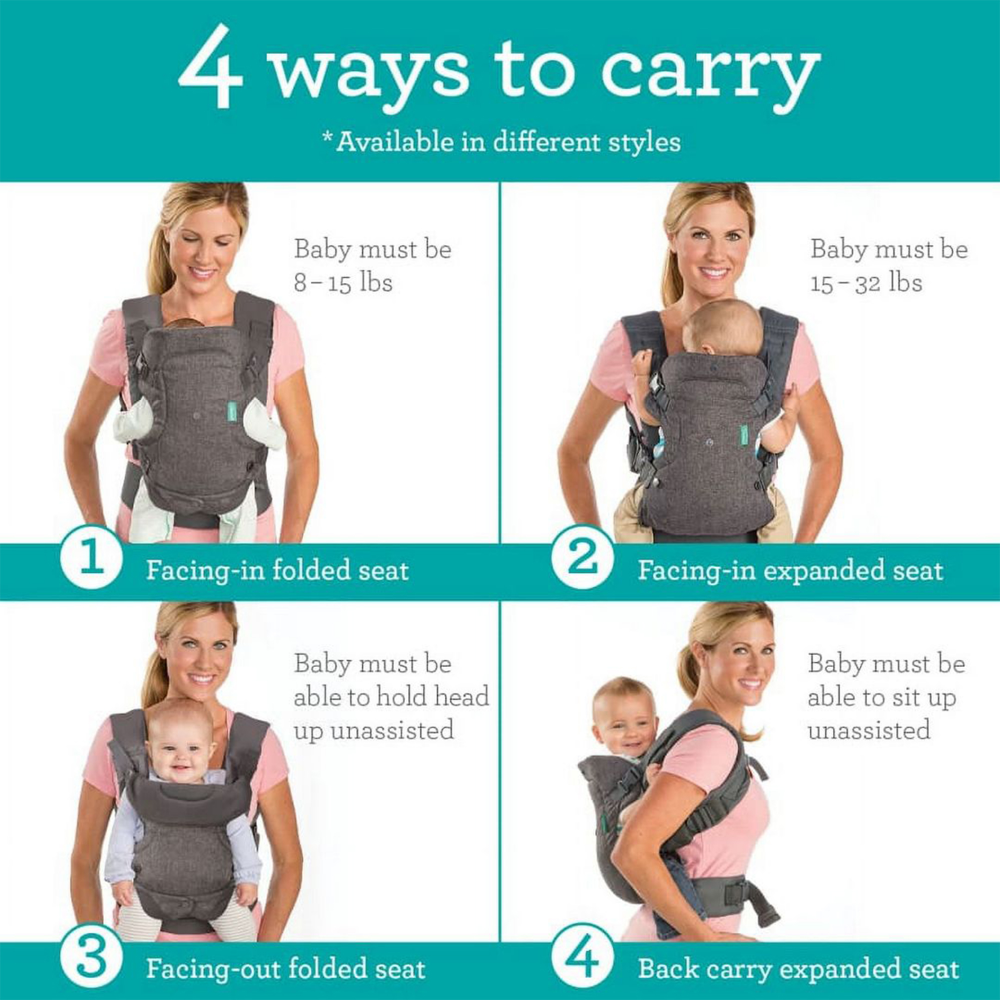 Infantino Flip 4-In-1 Convertible Carrier