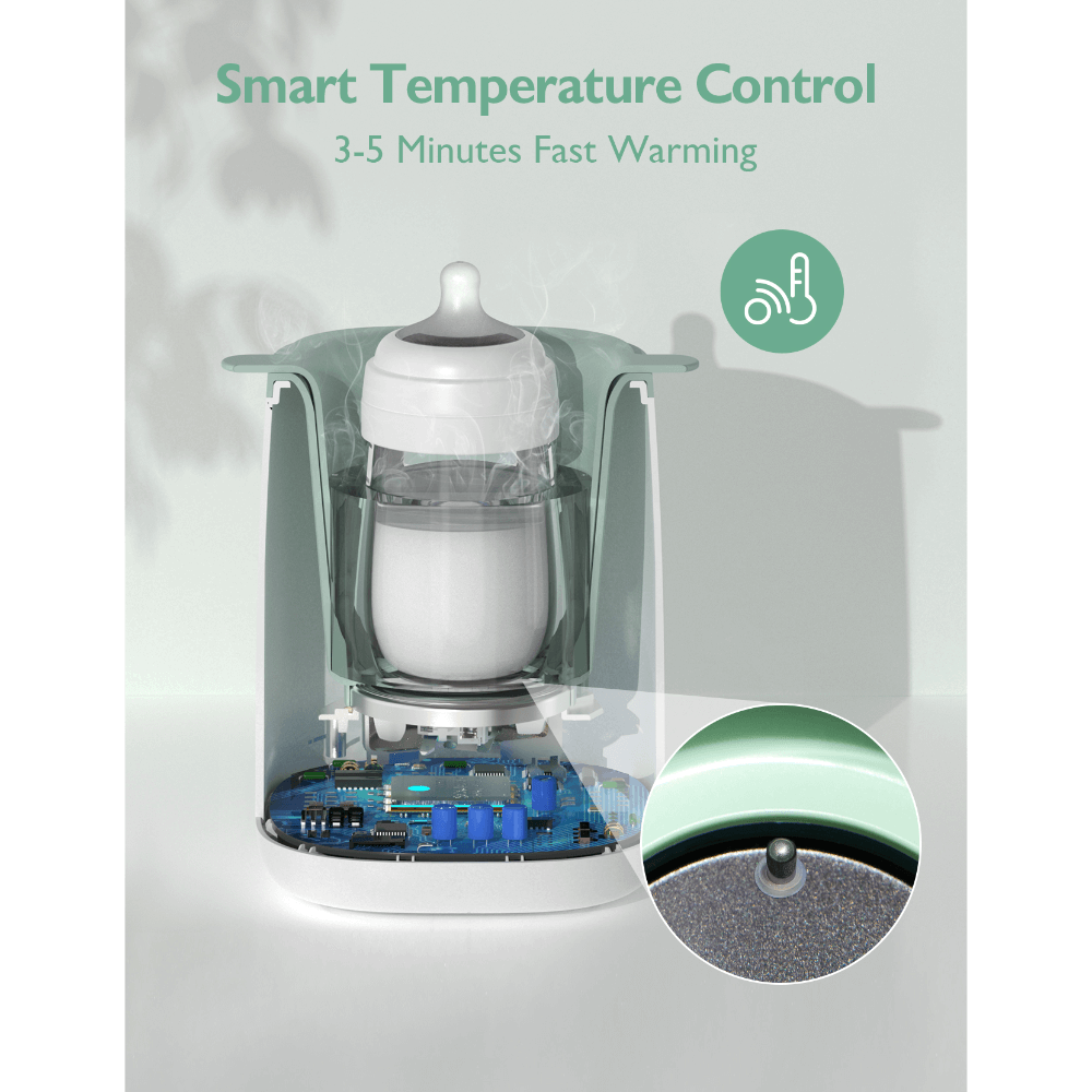 Momcozy Sterilizers & Warmer Baby Bottle Warmer - White