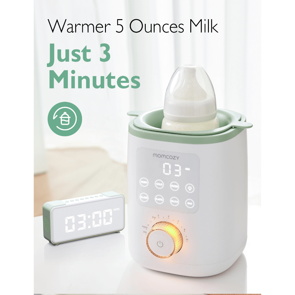 Momcozy Sterilizers & Warmer Baby Bottle Warmer - White