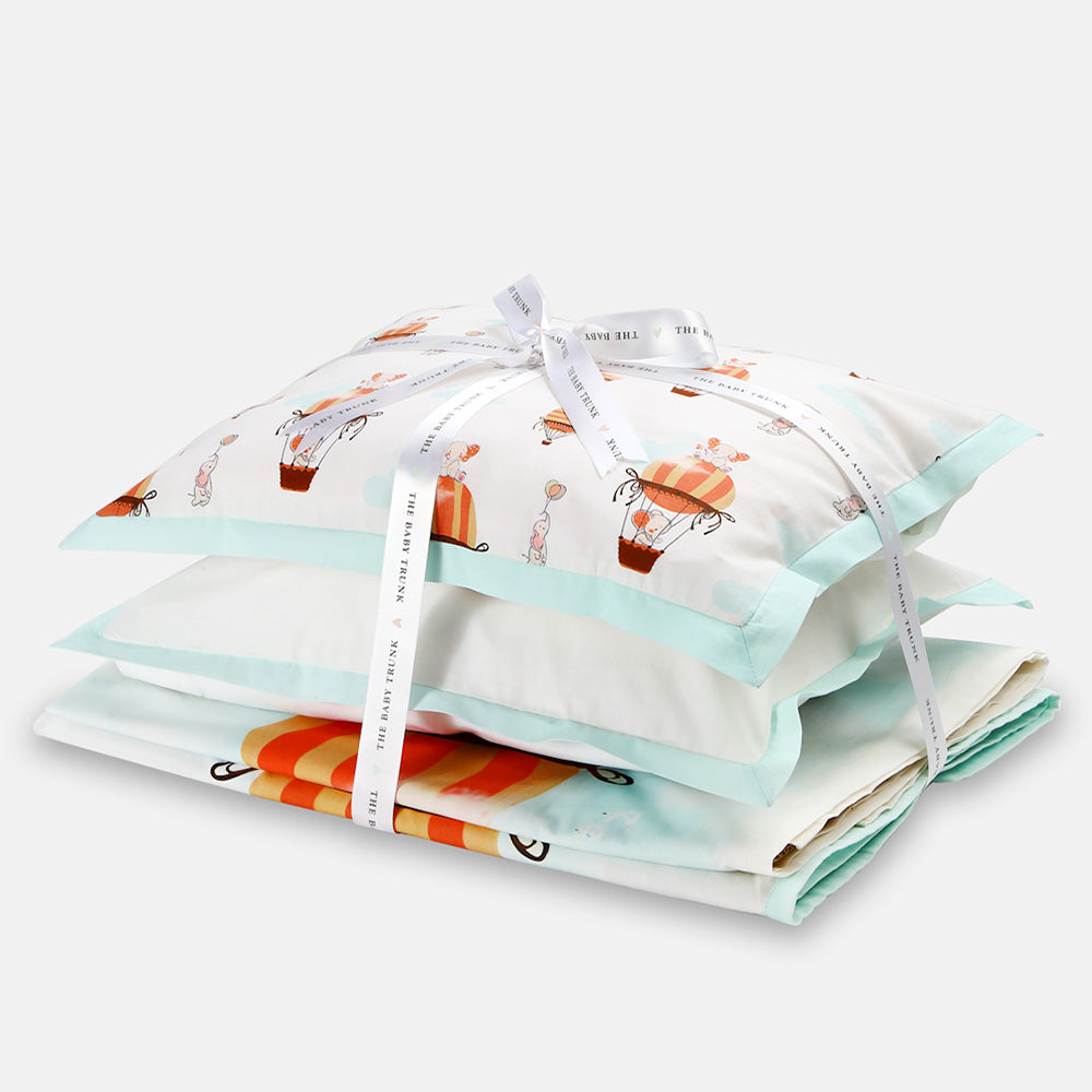 The Baby Trunk Bedding Set - Bedsheet, Dohar & Pillow Cover