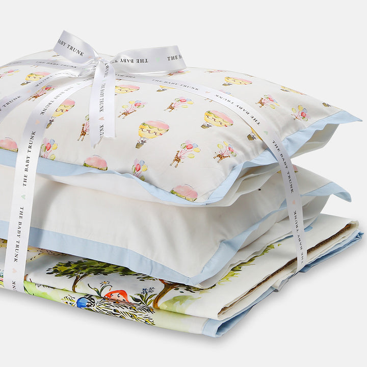The Baby Trunk Bedding Set - Bedsheet, Dohar & Pillow Cover