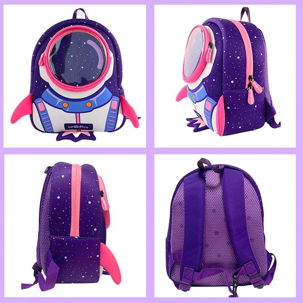 Scoobies Rocket Toddler Bag - Purple