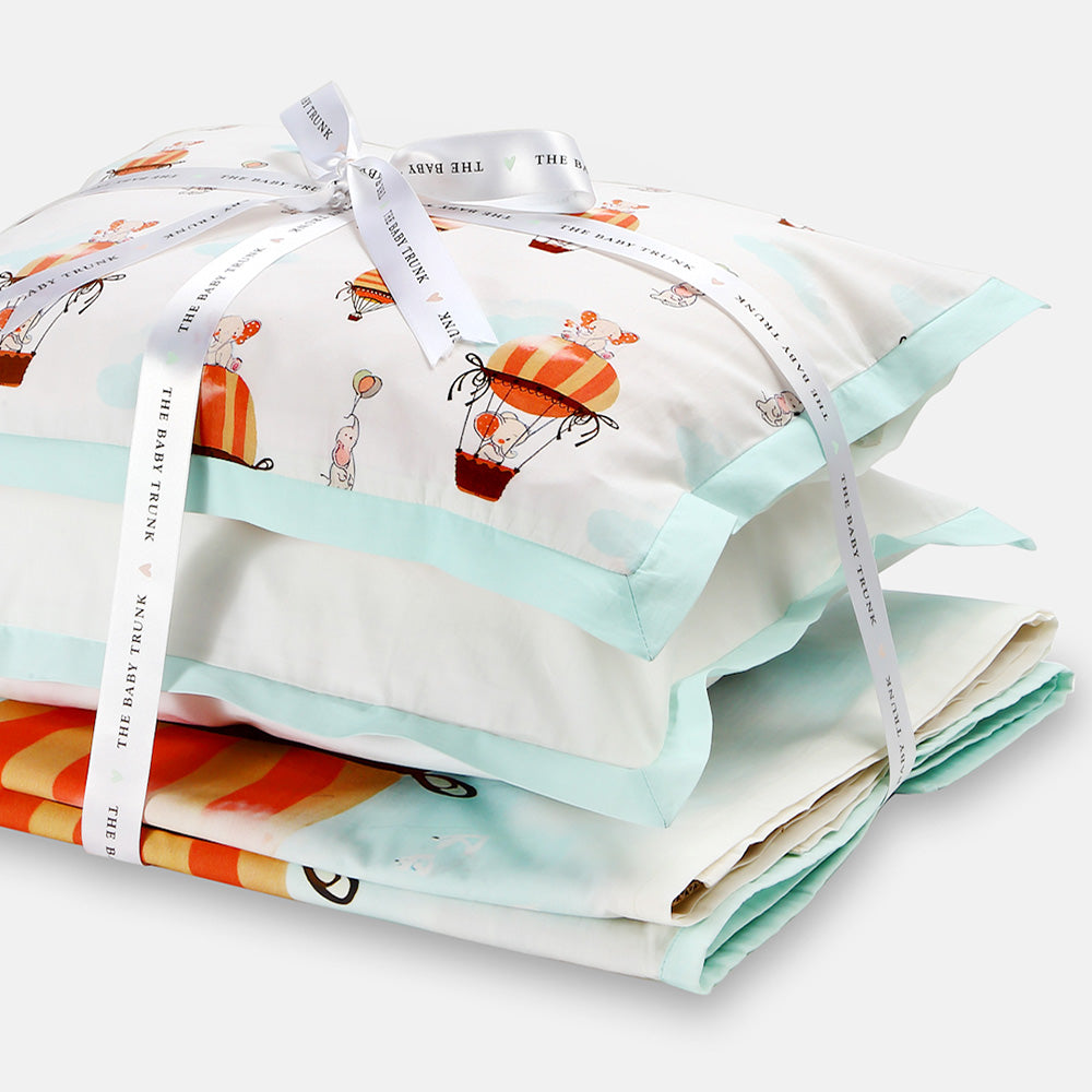 The Baby Trunk Bedding Set - Bedsheet, Dohar & Pillow Cover