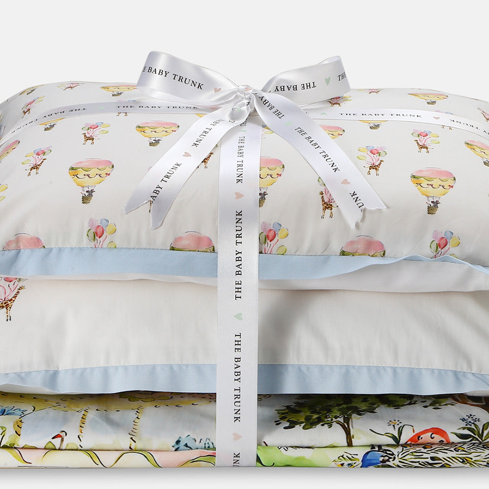 The Baby Trunk Bedding Set - Bedsheet, Dohar & Pillow Cover