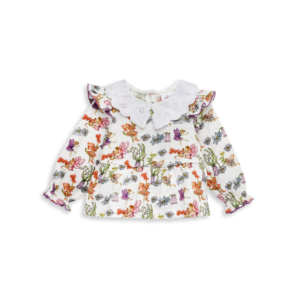 The Baby Trunk Broderie Co-ord Set - Garden Fairy