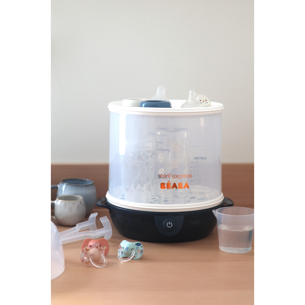 Beaba Express Bottle Sterilizer - Night Blue