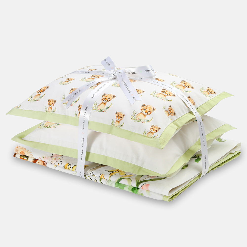 The Baby Trunk Bedding Set - Bedsheet, Dohar & Pillow Cover