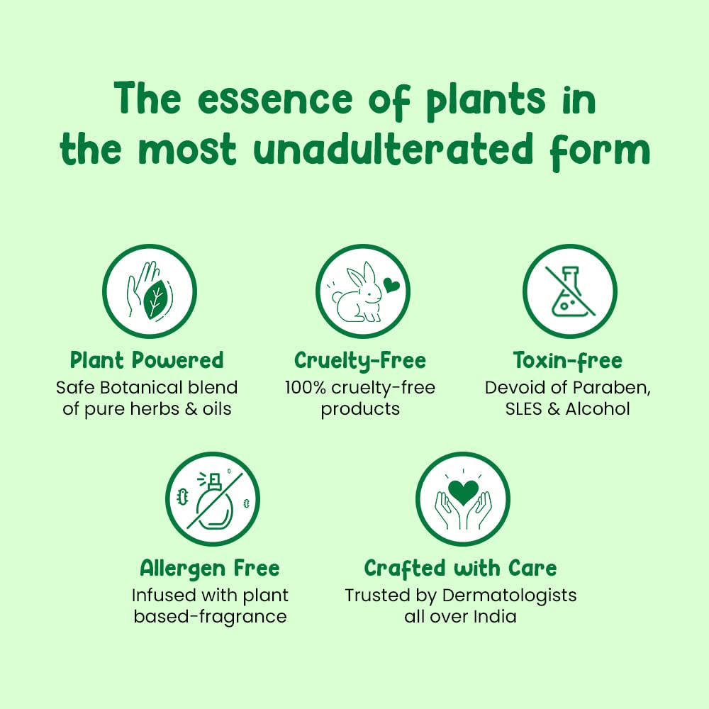 Mother Sparsh Natural Baby Liquid Cleanser 175 ml (Pack of 2)