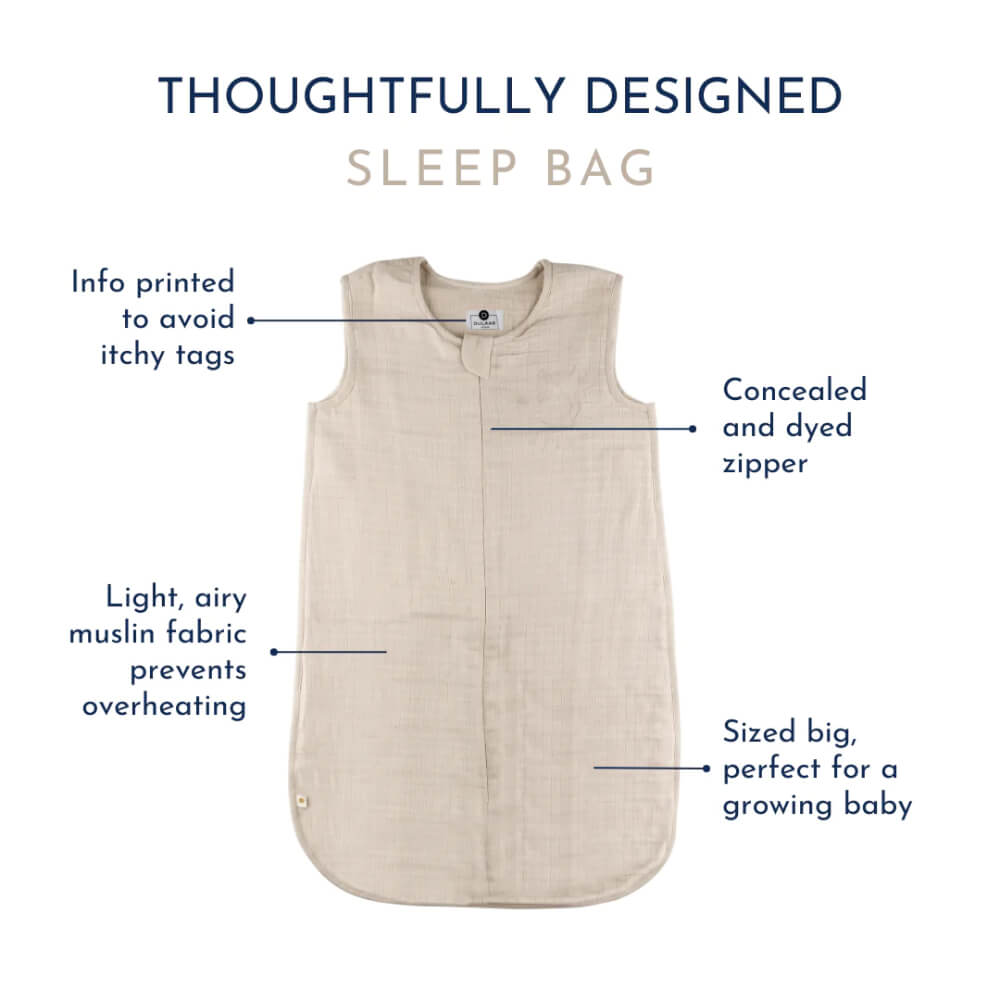 Dulaar Organic Muslin Sleep Bag