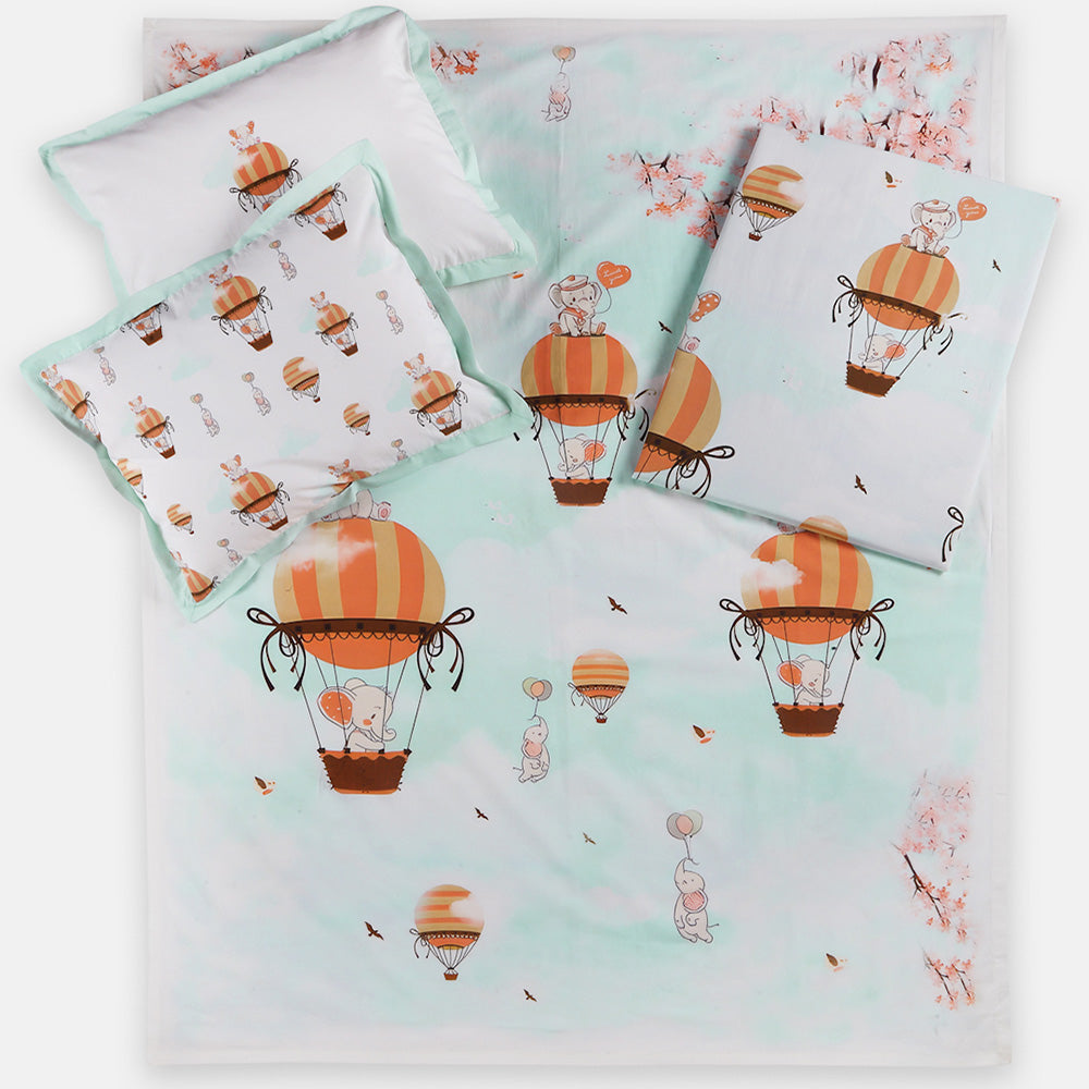 The Baby Trunk Bedding Set - Bedsheet, Dohar & Pillow Cover