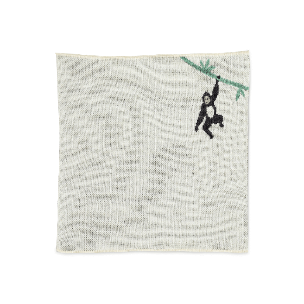 The Baby Trunk Napkin - Monkey (Set of 2)