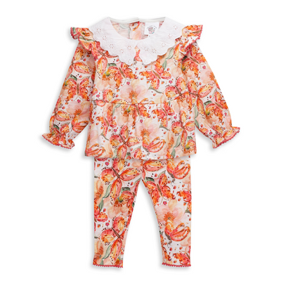 The Baby Trunk Broderie Co-ord Set - Butterfly
