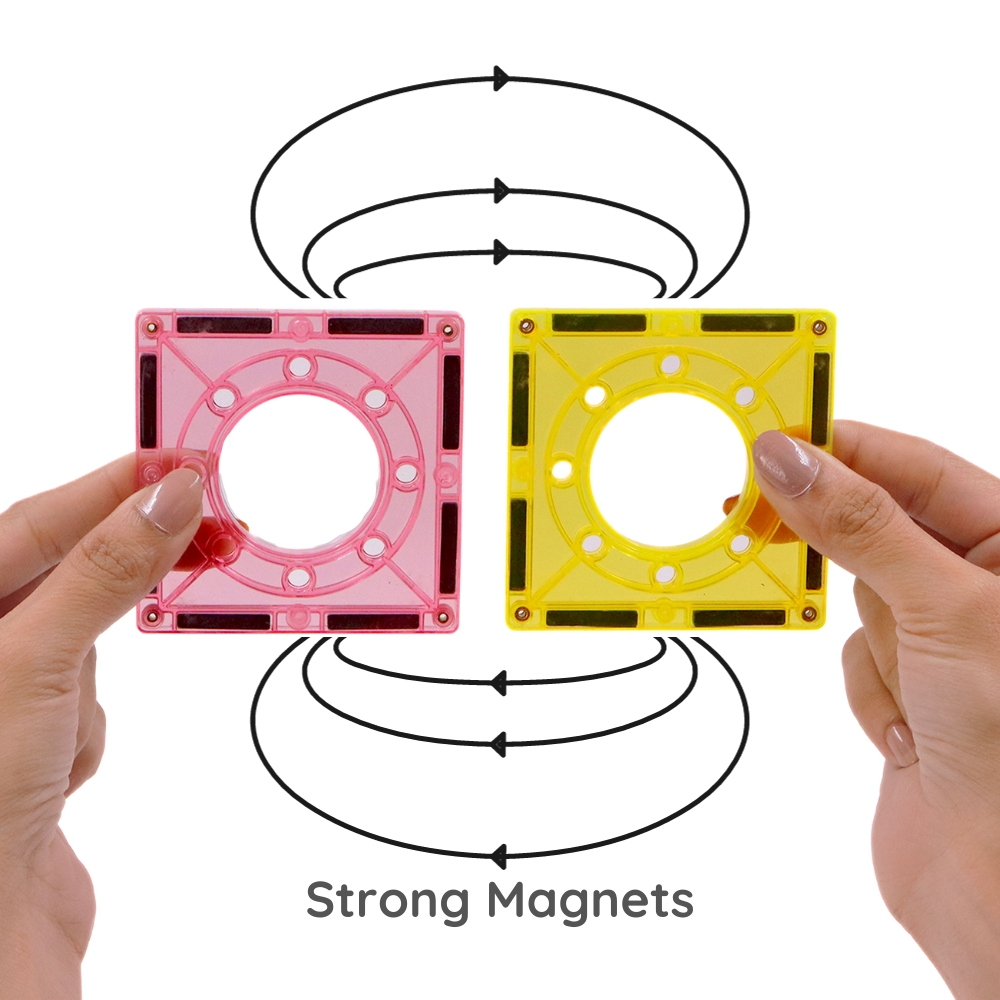 Scoobies Run Magnetic Tiles - 25 Piece Construction Set