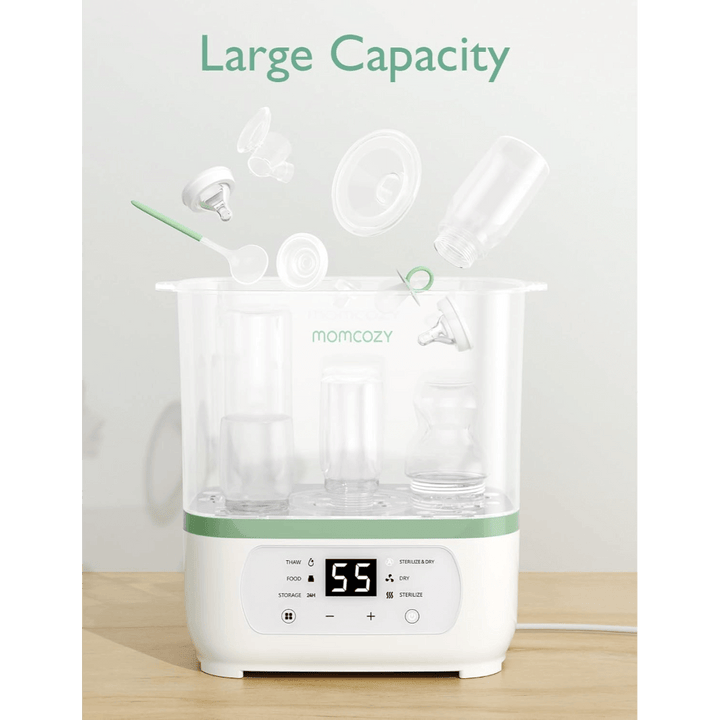 Momcozy Sterilizers & Warmer 8 in 1 Sterilizer and Dryer - White