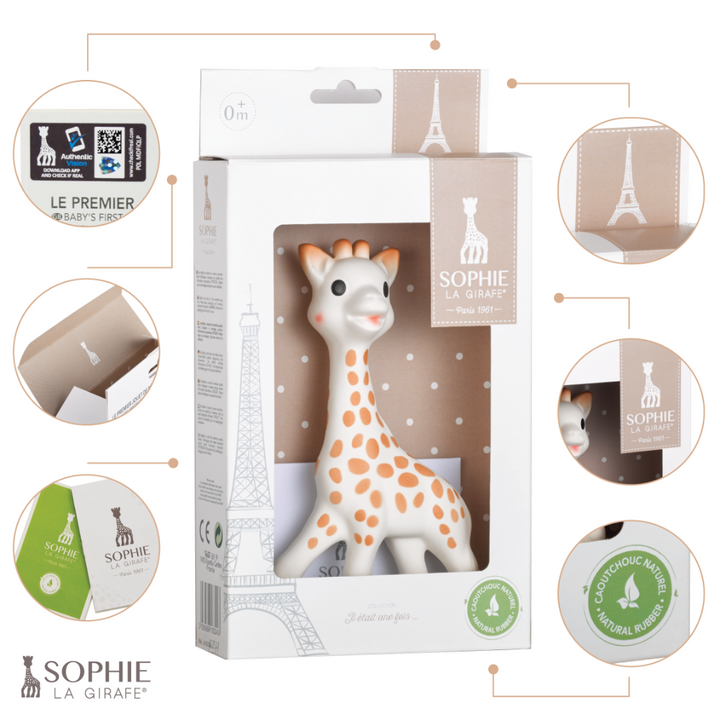 Sophie La Girafe Teether Made with 100% Natural Rubber