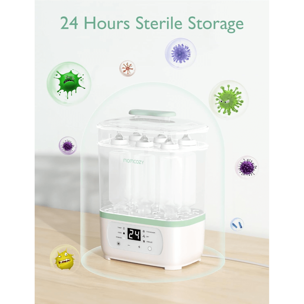 Momcozy Sterilizers & Warmer 8 in 1 Sterilizer and Dryer - White