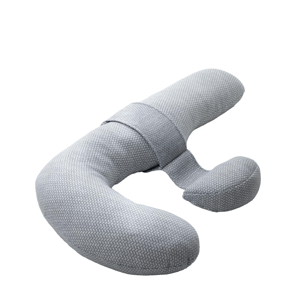 Momcozy Maternity Accessory F Shaped Maternity Pillow - Grey