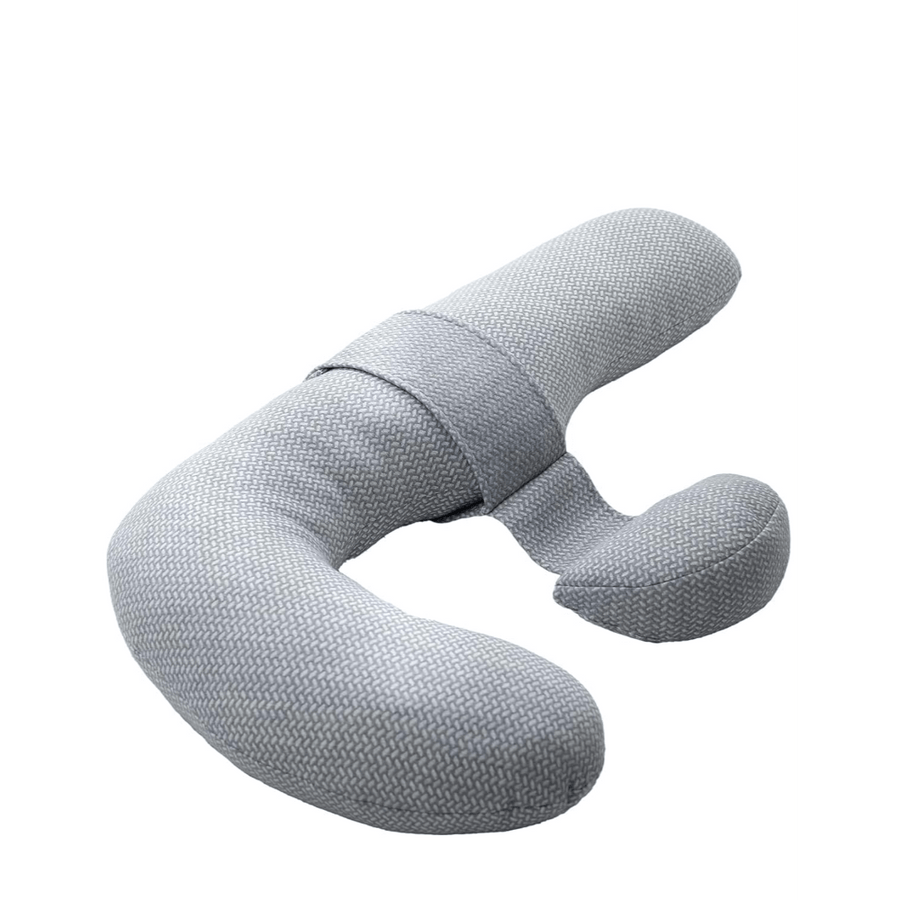 Momcozy Maternity Accessory F Shaped Maternity Pillow - Grey