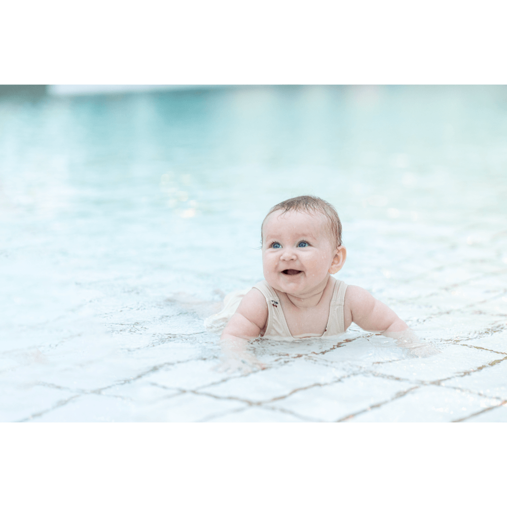 Bambo Nature Premium Disposable Swim Diaper Pants - Double Leak Barriers, Soft 360° Elastic Fit, Chemical Free & Leakproof Pool Diapers For Babies, Waterproof Toddler Swimming Swimsuit, Kids 7-12 kgs, 12 Count