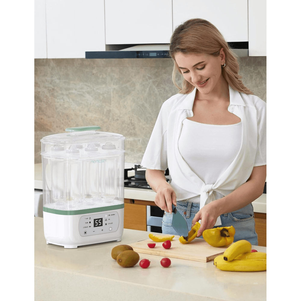 Momcozy Sterilizers & Warmer 8 in 1 Sterilizer and Dryer - White