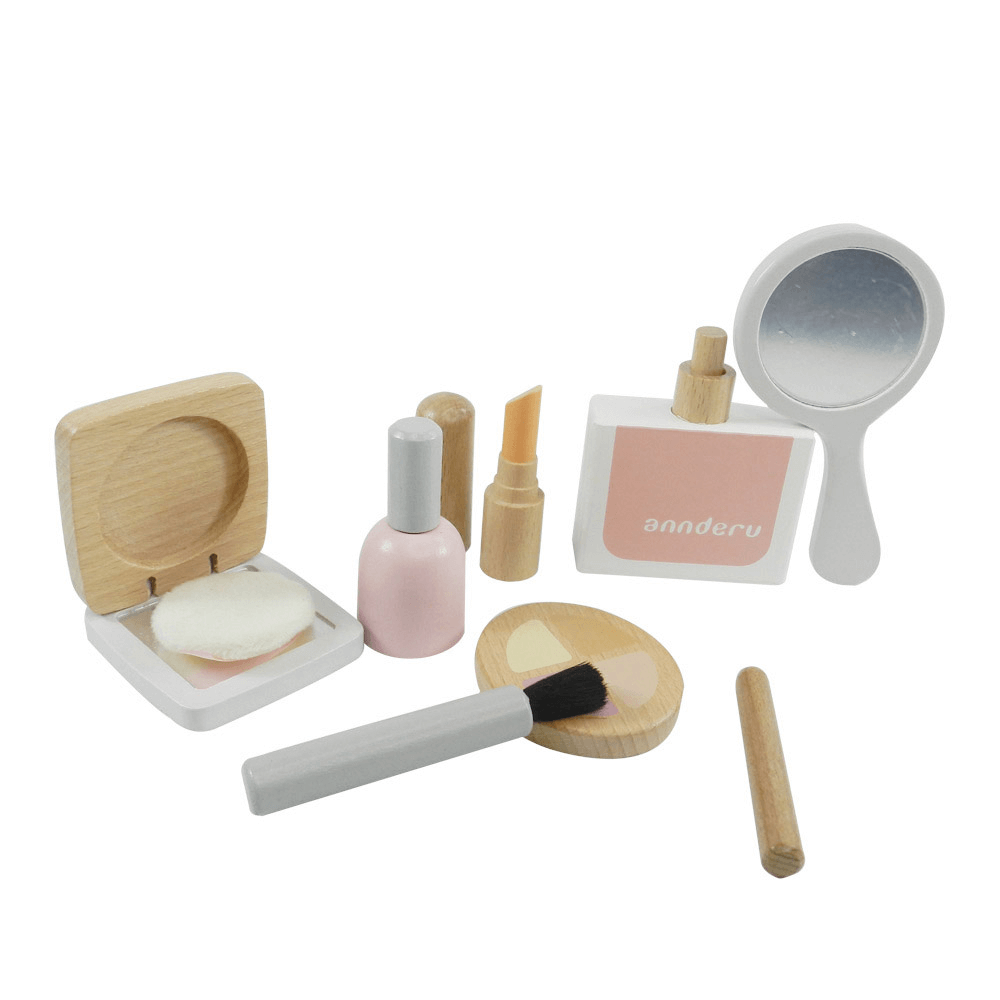 Playbox Glam it Up - Wooden Makeup Set - 10 Pcs