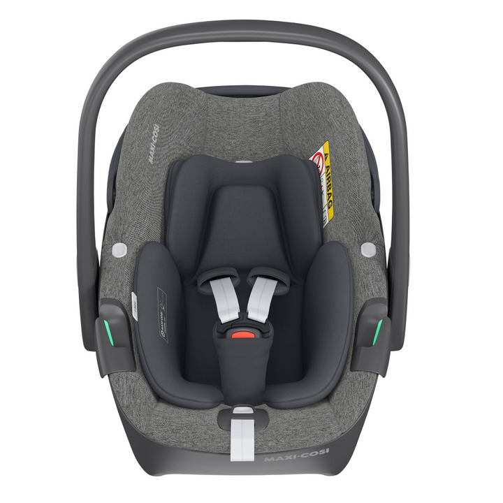 Maxi-Cosi Pebble 360 Newborn Car Seat, Rear Facing, Side Impact Protection with 3-Point Harness, Newborn Inlay Included, Clima Flow Panels, Travel Friendly, Up to 13Kgs, Birth-15 Months, Grey