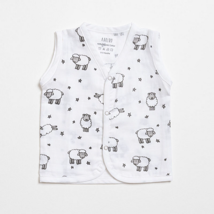 Aariro Muslin Jhabla Set - 2 Pieces