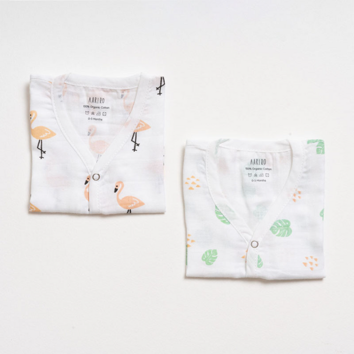 Aariro Muslin Jhabla Set - 2 Pieces