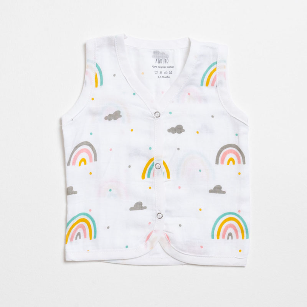 Aariro Muslin Jhabla Set - 2 Pieces