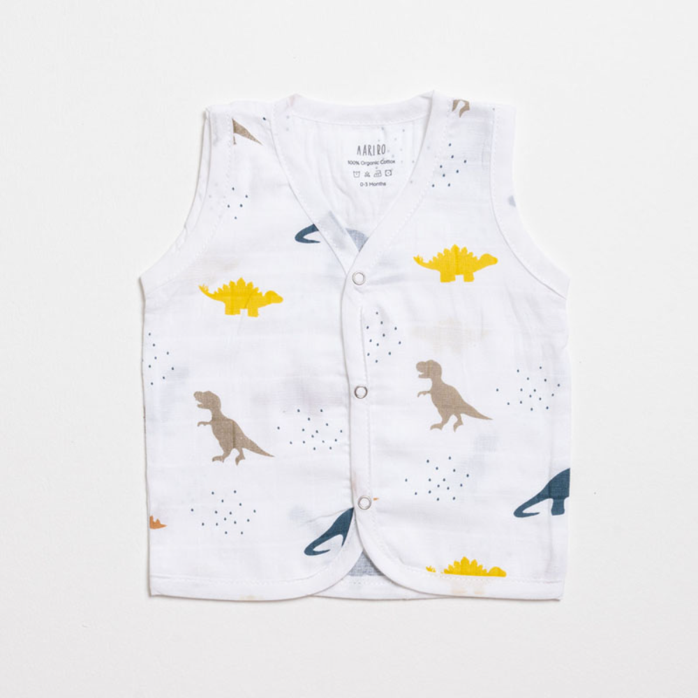 Aariro Muslin Jhabla Set - 2 Pieces