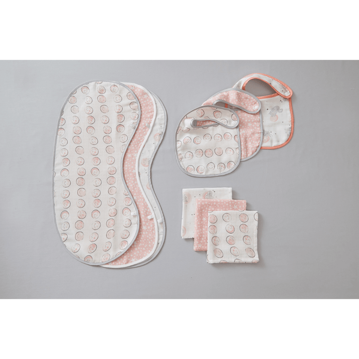 Annasimona Kids Playful Friends Burp Cloths (Set of Three)