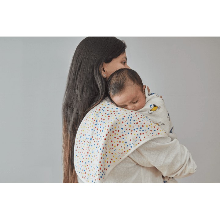 Annasimona Kids Playful Friends Burp Cloths (Set of Three)