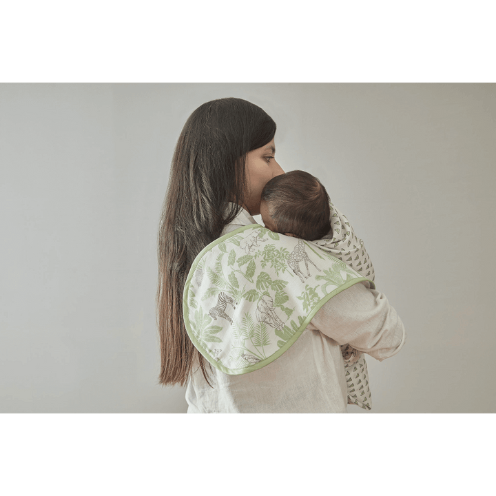 Annasimona Kids Playful Friends Burp Cloths (Set of Three)