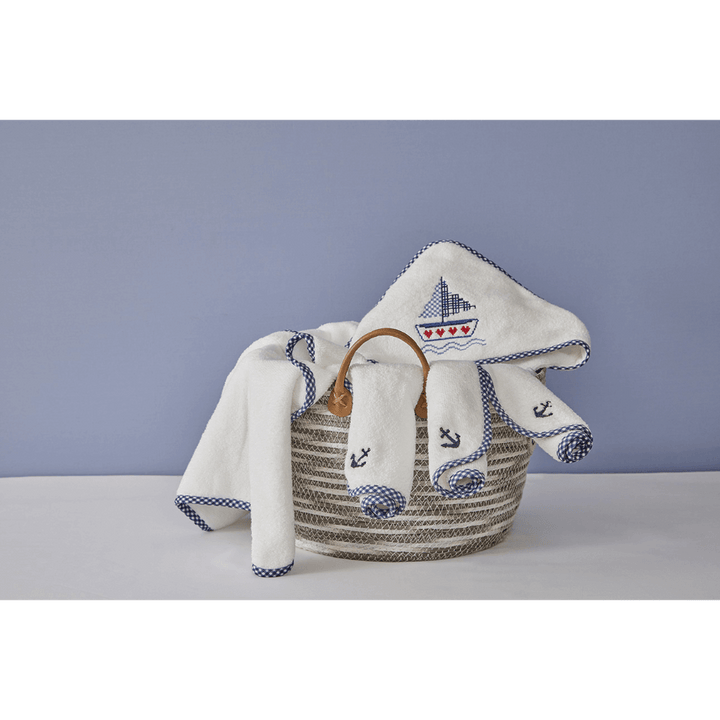 Annasimona Kids Adventure & Travel Collection of Cotton Hooded Towel