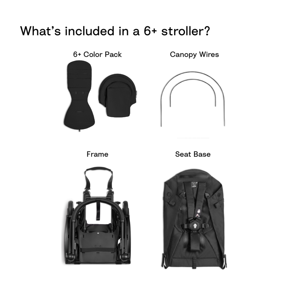 YOYO² Complete Stroller With Bassinet - White Frame